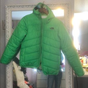 North Face reversible puff jacket